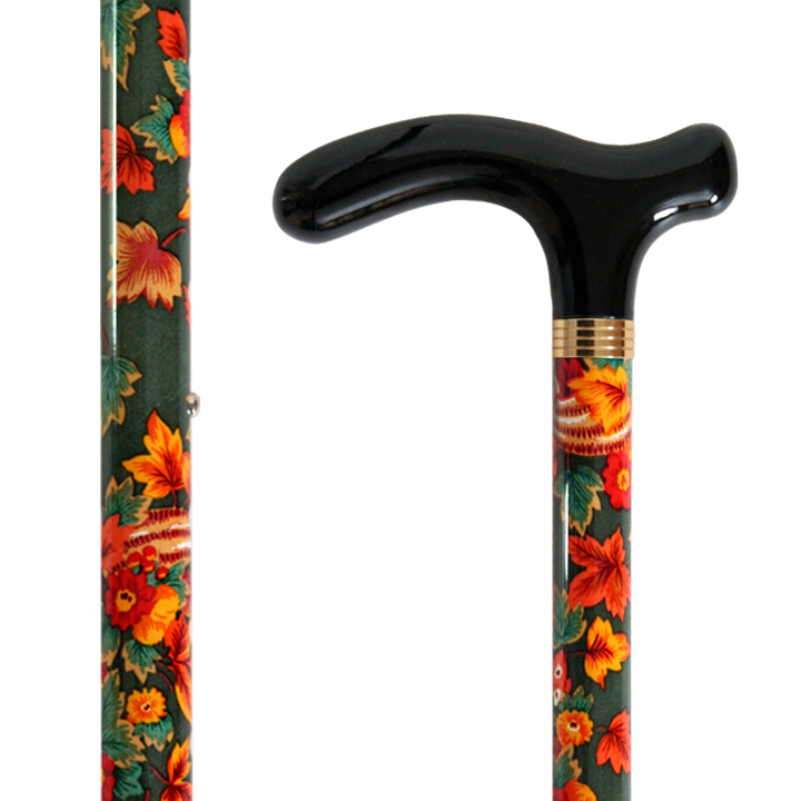 AL-072 Exotic Floral Stick with Adjable Height/ Maple Leaves